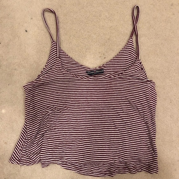 Brandy Melville Tops - Striped Crop Top Brandy Melville Tops - Striped Crop Top